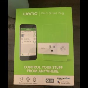 Wemo mini wi-if smart plug. Free with purchase…